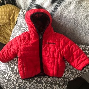 Columbia fleece lined jacket